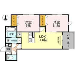 平野駅 徒歩12分 2階の物件間取画像